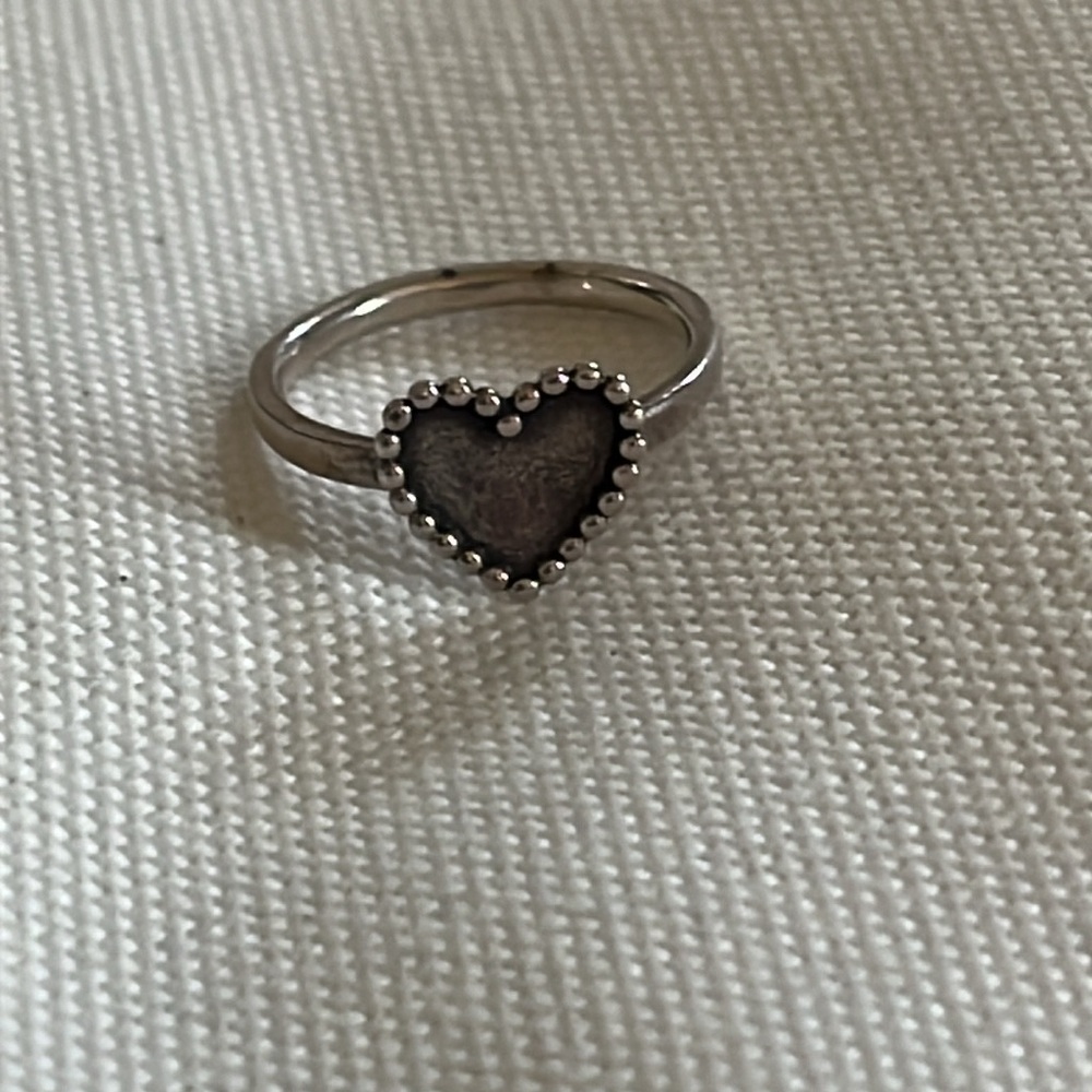 James avery beaded heart ring